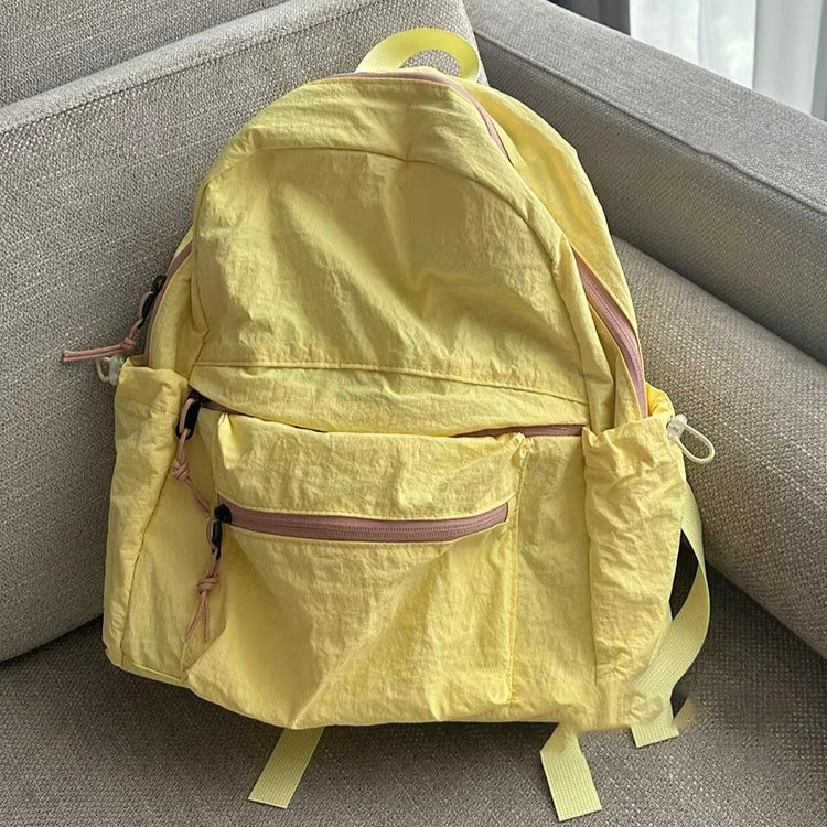 เป้สะพายหลังสไตล์เกาหลี เรียบหรู สบายตัว เหมาะสำหรับนักเรียนและการใช้งานประจำวัน