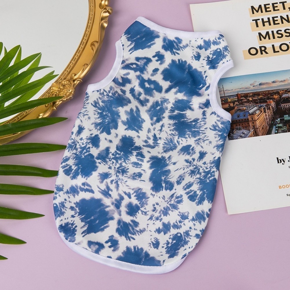 Yjh เสื้อผ้าสุนัขฤดูร้อนมัดย้อม 02 GT M Shop Lzboi 16 th ✨june299.th✨