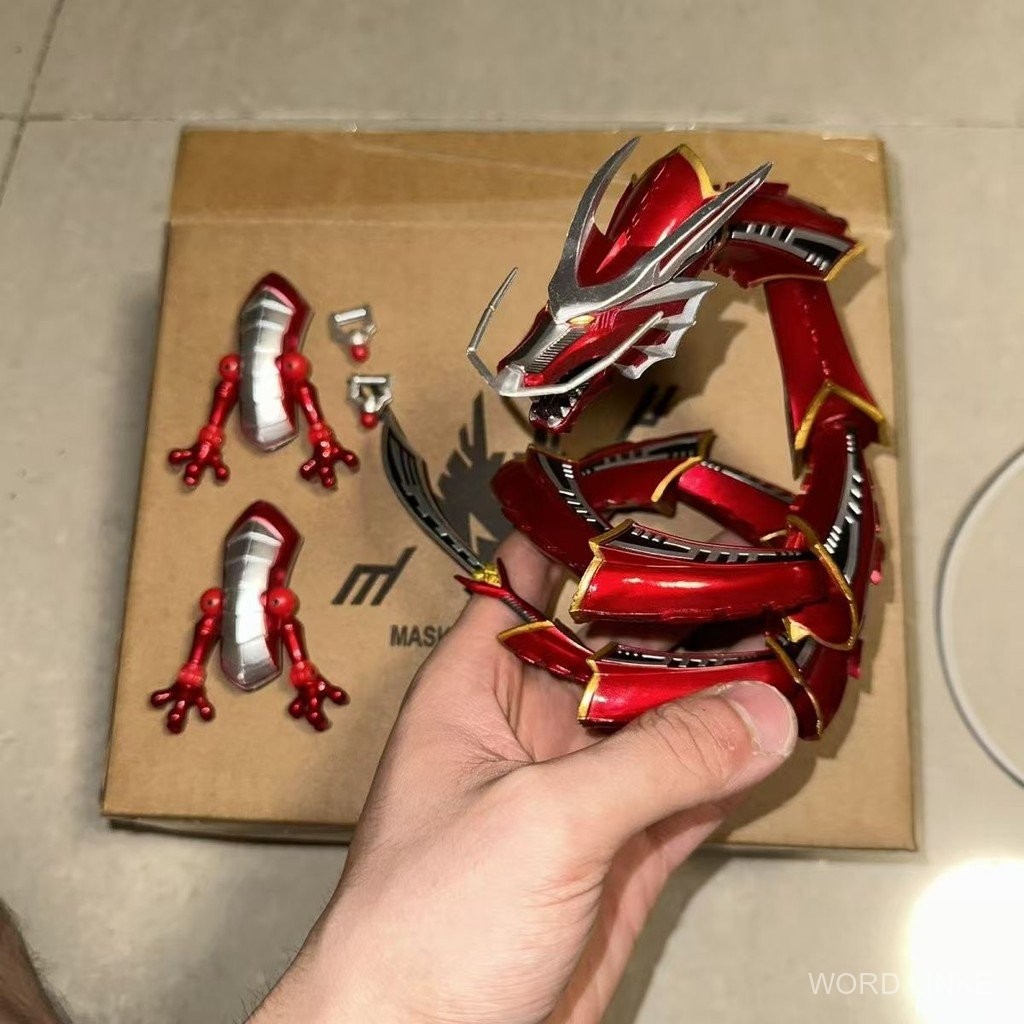 [ในสต็อก] KO Kamen Rider Dragon Rider SHF Ryuki Dragon Crimson Movable Model Warriors Dragon Contrac