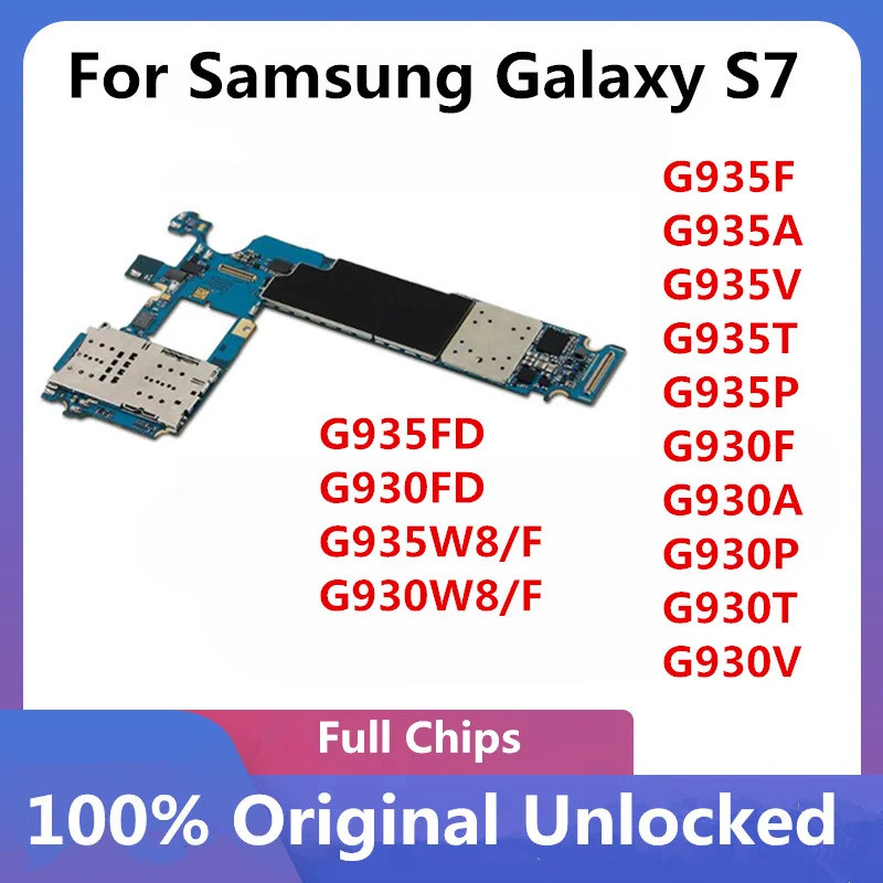 ปลดล็อคเมนบอร์ดสําหรับ Galaxy S7 G935F G935A G935V G935T G935P G930F G930A G930P G930T G930V G935FD 