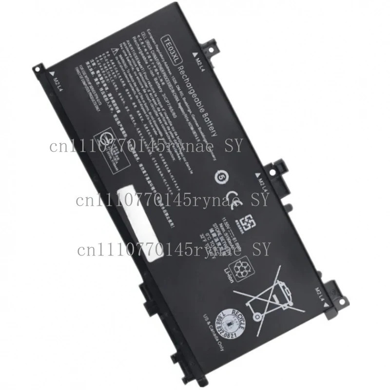 ใหม่ TE03XL แบตเตอรี่แล็ปท็อปสําหรับ HP OMEN 15 TPN-Q173 HSTNN-UB7A 15-Bc011TX 15-Bc012TX 15-Bc013TX