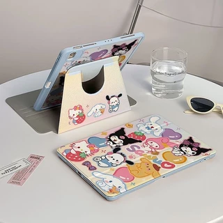 ✨ส่ง24ชม✨เคสiPadหมุน 360° Gen12 Gen11 Gen10 ที่ใส่ปากกา sanrio เคส iPad Air6/7 Air8 11/13 2026 Gen9