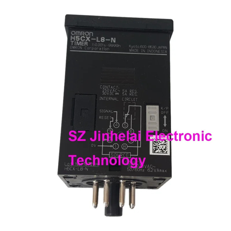 การออกแบบที่ปรับได้ใหม่และต้นฉบับเคาน์เตอร์ OMRON TIME RELAY H5CX-A11 L8 L8D AD-N H5CC-A