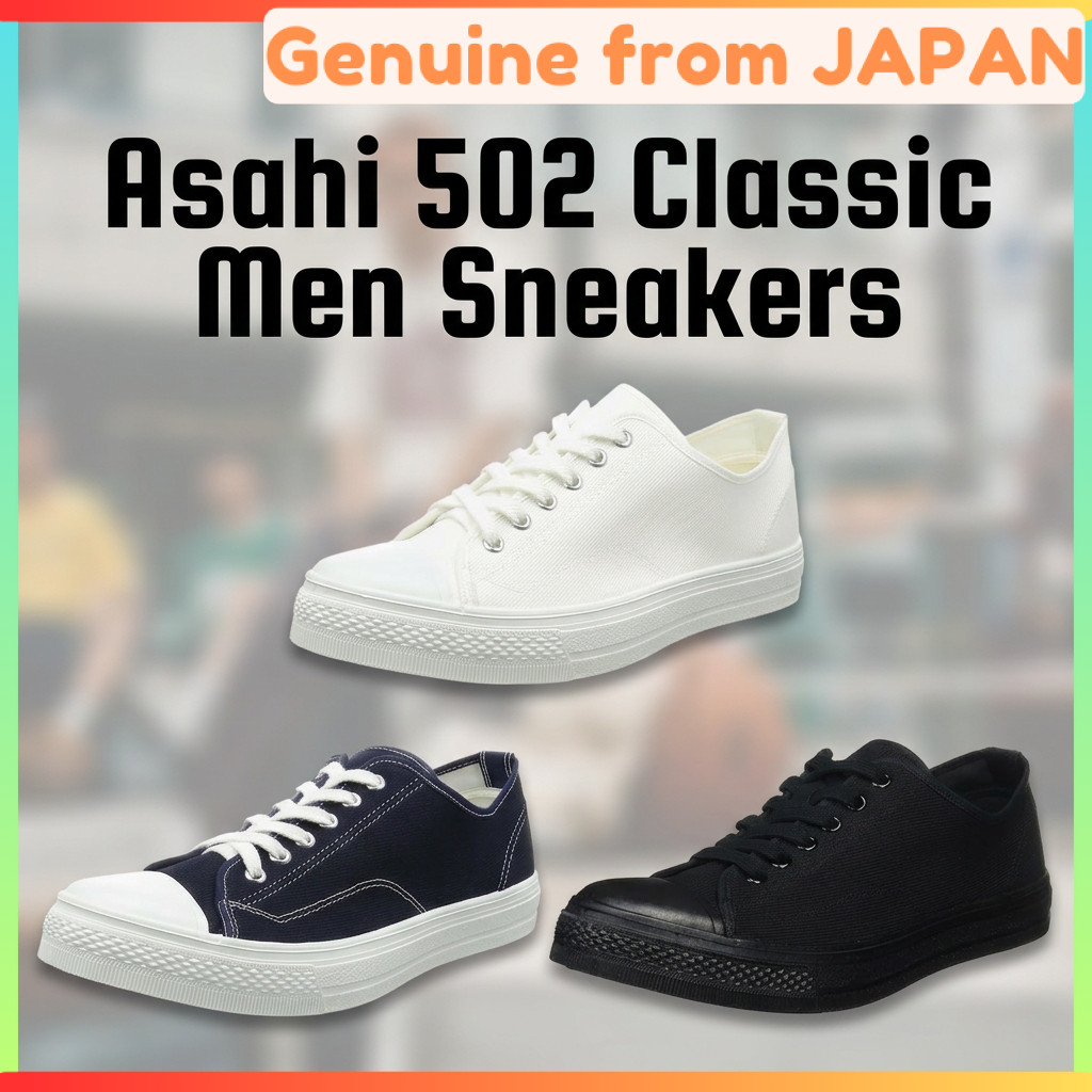 Asahi 502 Classic Men Sneakers Made in Japan Low Top Canvas Shoes Lightweight