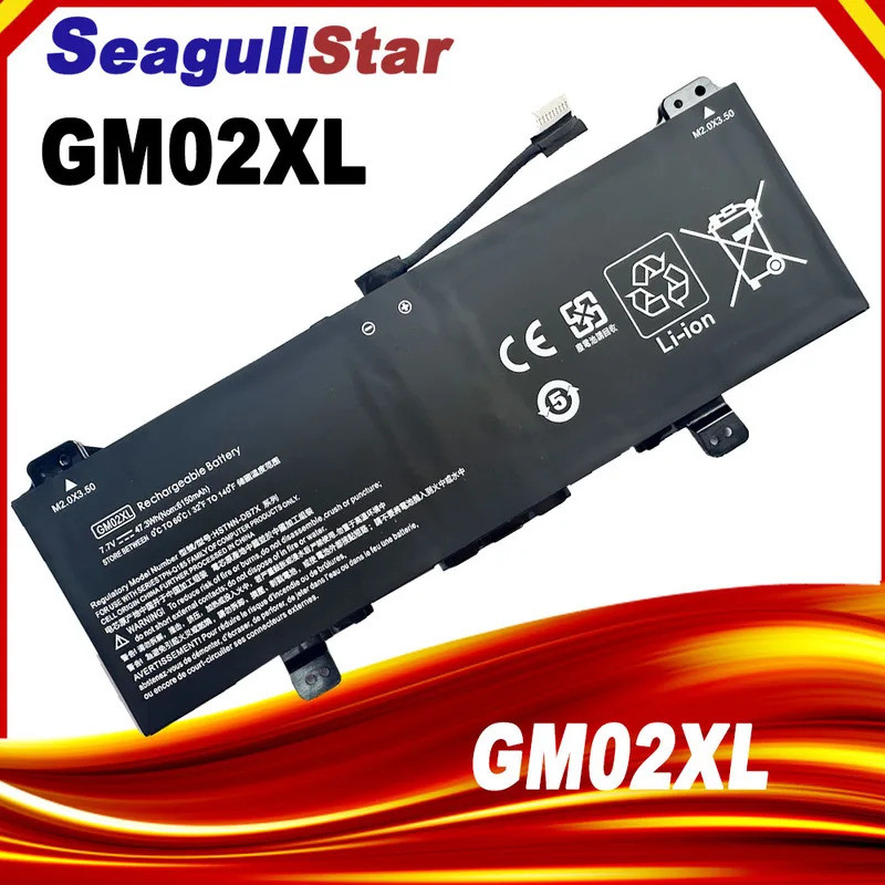 GM02XL GB02XL HSTNN-DB7X UB7M แบตเตอรี่แล็ปท็อปสําหรับ HP Chromebook 14 G5, X360 11 G1 G2 G7,TPN-Q18