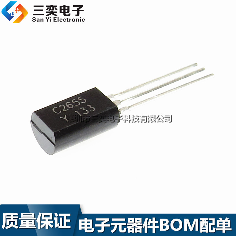 ของแท้ C2655 In-Line Triode TO92 2SC2655-Y ทรานซิสเตอร์พลังงาน Sanyi Electronics