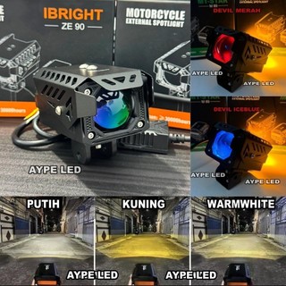 Lampu Tembak Biled Matrix X1 50 Watt Bluelens ZE 90 Ada Warning Light Demon Eyes Cahaya 3 Warna Waterproof