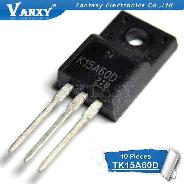 10pcs K15A60U TO-220F K15A60D TO-220F TK15A60U TO-220 TK15A60D K15A60 TK15A60 ใหม่เดิม