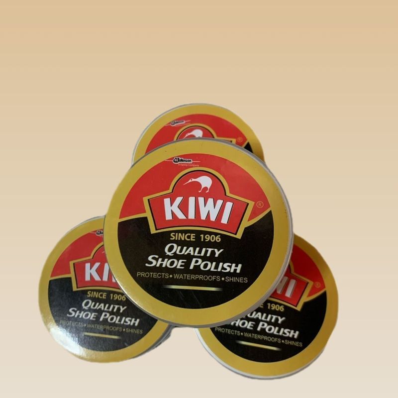 KIWI Qiwei นําเข้า High-End ของแท้หนัง Care ครีมรองเท้าสีดําไม่มีสีกระเป๋าหนังหนัง Care Oil