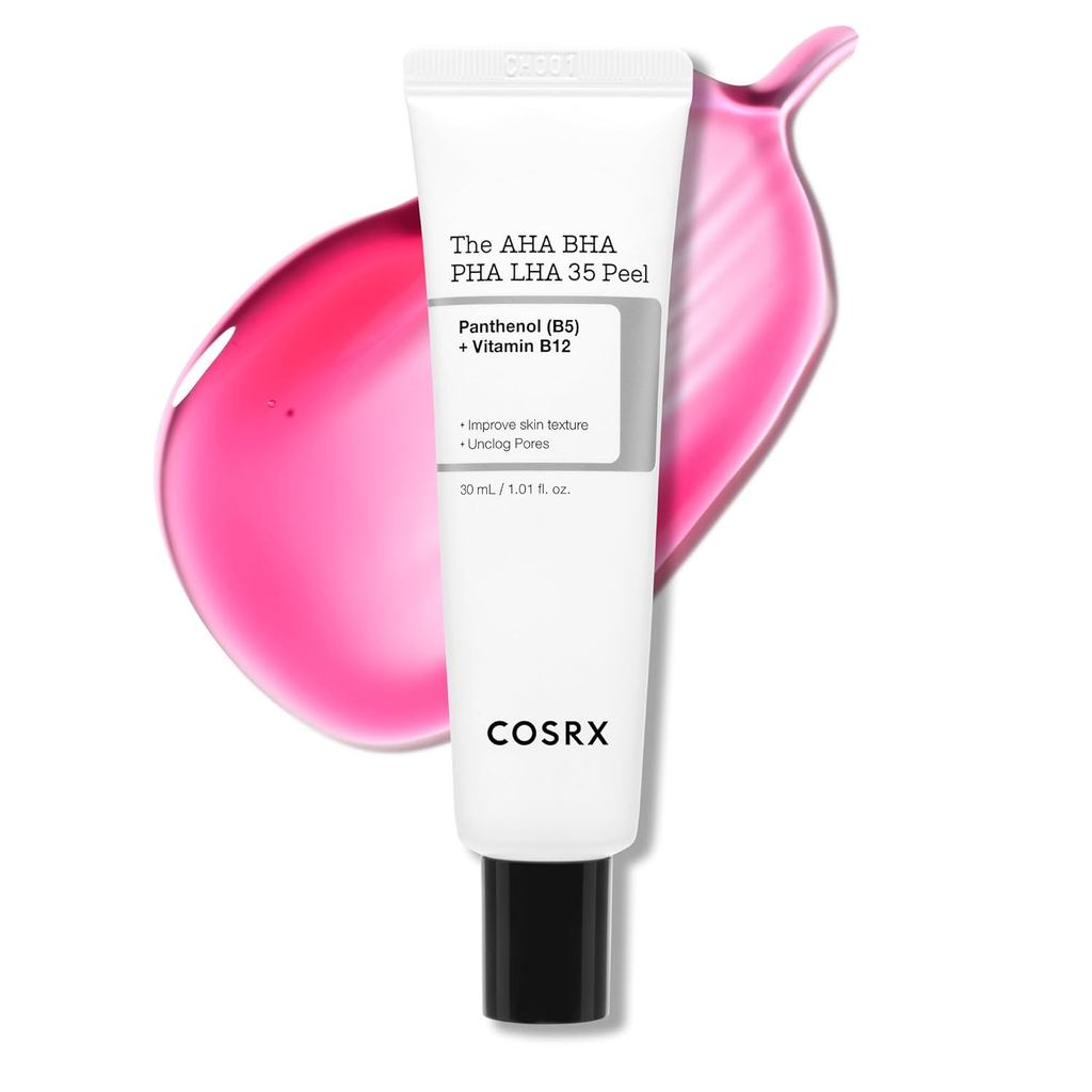 COSRXAHABHAPHALHA35%Peel1.01fl.oz/30ml,เคมีขัดผิวเจลสําหรับDull,หยาบ,OilywithCloggedPored&DeadCells,