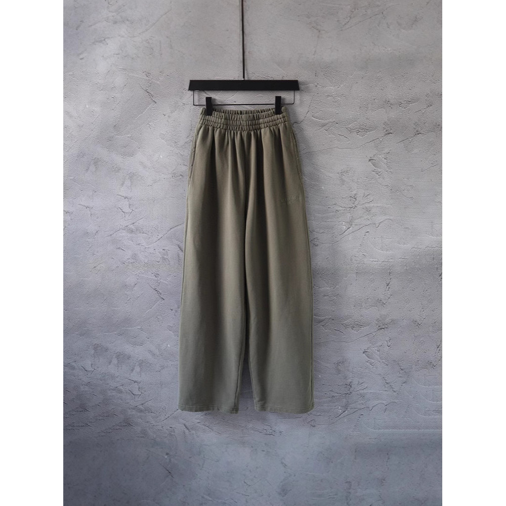 RF4U Paris Home ** BLCG Double B Letter-embroidered casual pants, heavy-weight high street style, so