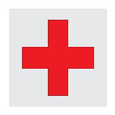 สี่เหลี่ยม สติ๊กเกอร์ติดตู้ยา ชุดปฐมพยาบาล FIRST AID KIT STICKER เครื่องหมายกล่องยา กันน้ำ ยาสามัญประจำบ้าน เนื้อเหนียว