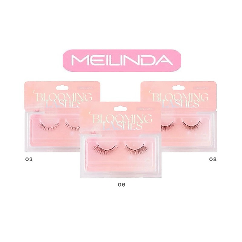 ขนตาปลอม Meilinda Blooming  Lashes เมลินดา บลูมมิ่ง แลชเชส x 1 คู่ MC9141