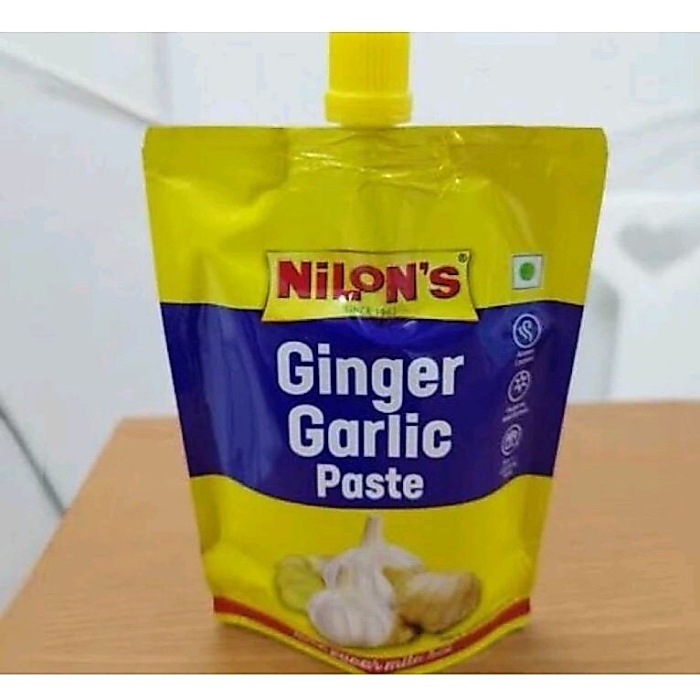 Nilons Ginger Garlic Paste, กระเทียมและขิงบด , 200  grams