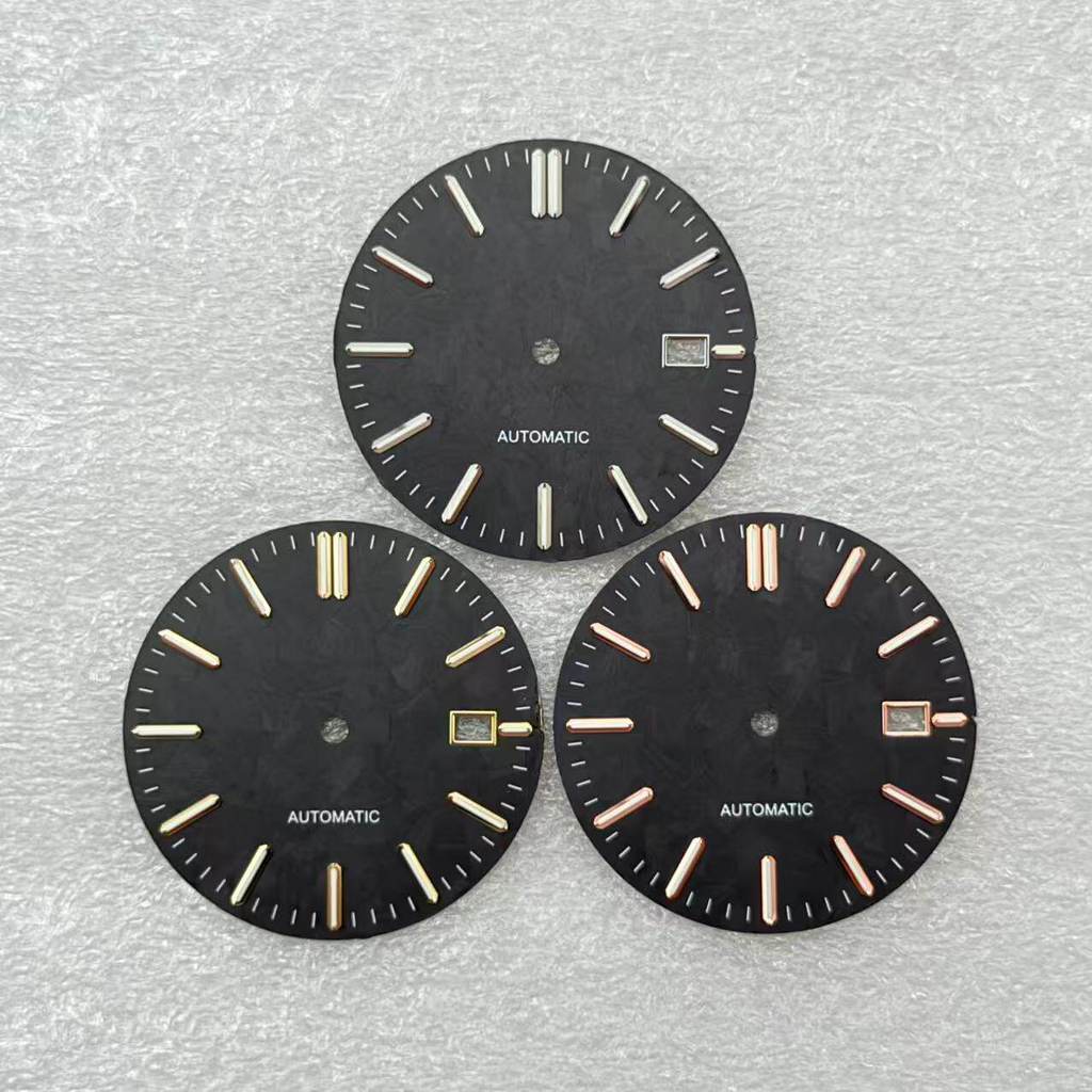 [Dial Accessories 5] NH35 Dial Carbon Fiber AP Dial เส้นผ่านศูนย์กลาง 31.8mm Green Luminous เหมาะสํา