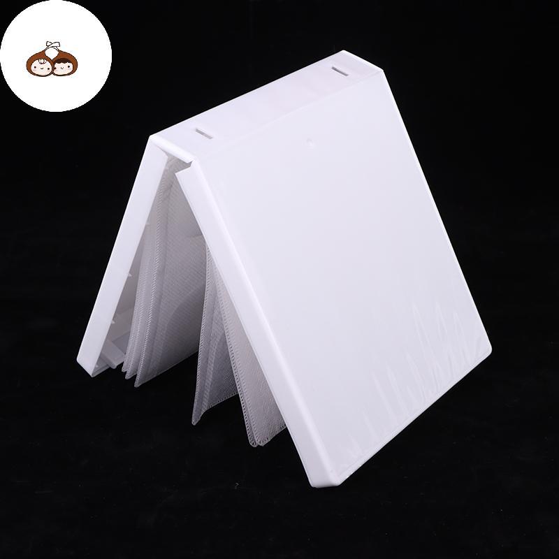 BEF 8/12PCS CD Case Disc DVD กระเป๋าเก็บความจุสูง Paaging กล่อง CD Holder Home Room Discs กล่องเก็บ TH