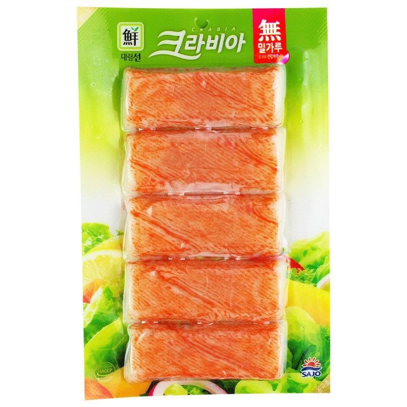 Sichao Dalin Crab Meat Stick รสปูนําเข้าเนื้อปูฝอยทันที Low-Fat Snack Frozen Crab Foot Stick Snack20