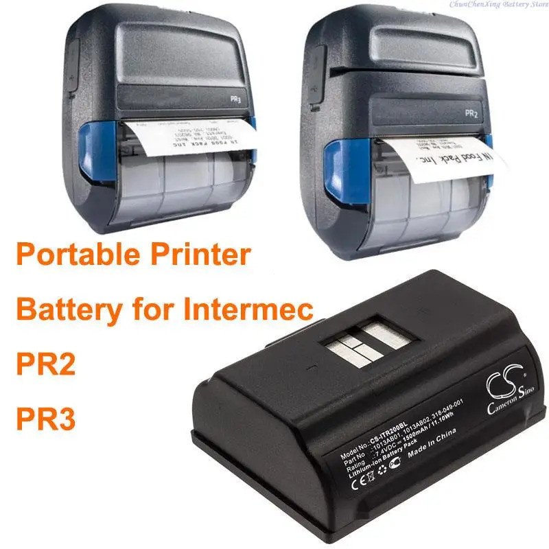 Cameron Sino 1500mAh แบตเตอรี่ 1013AB01 สําหรับ Intermec PR2,PR3, โปรดหมายเหตุ: สําหรับ Part No 1013
