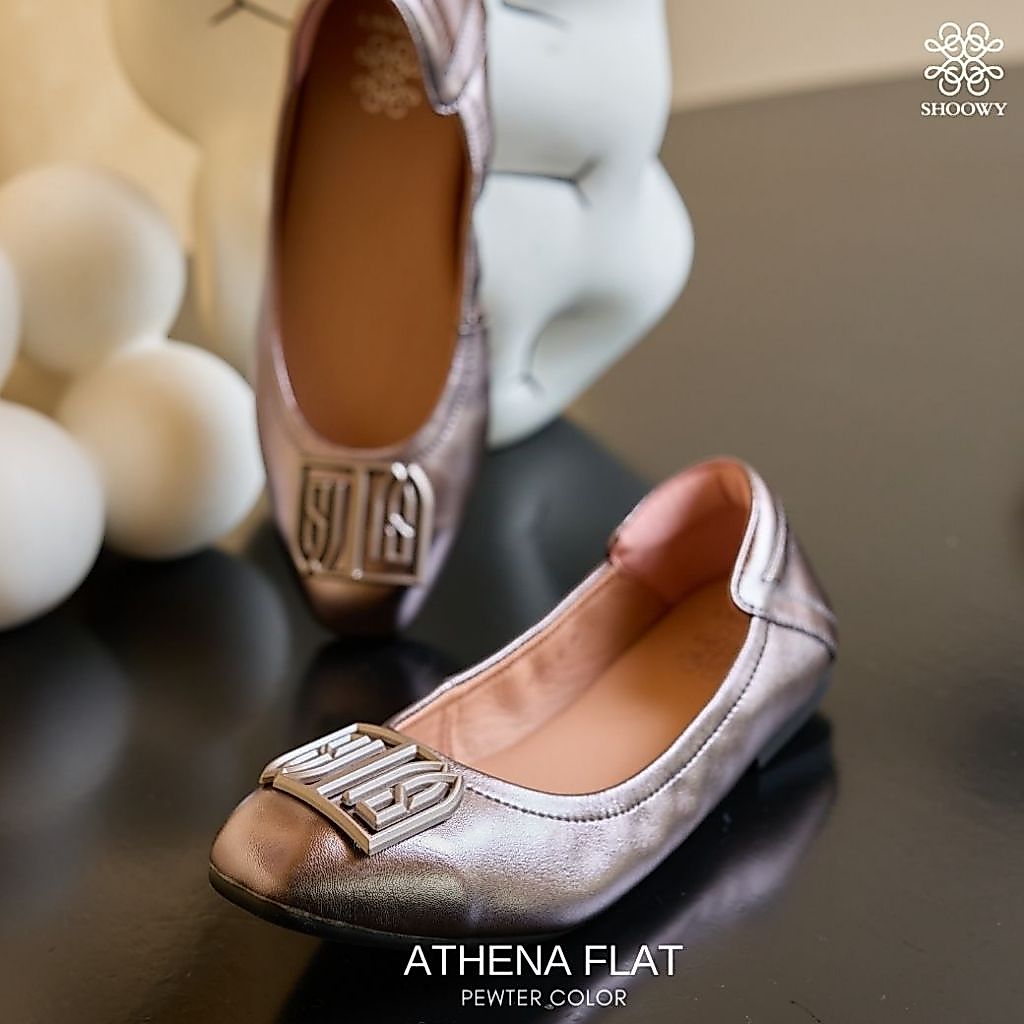 Shoowy รองเท้าหนังแกะรุ่น Athena Brown (สีน้ำตาล)
