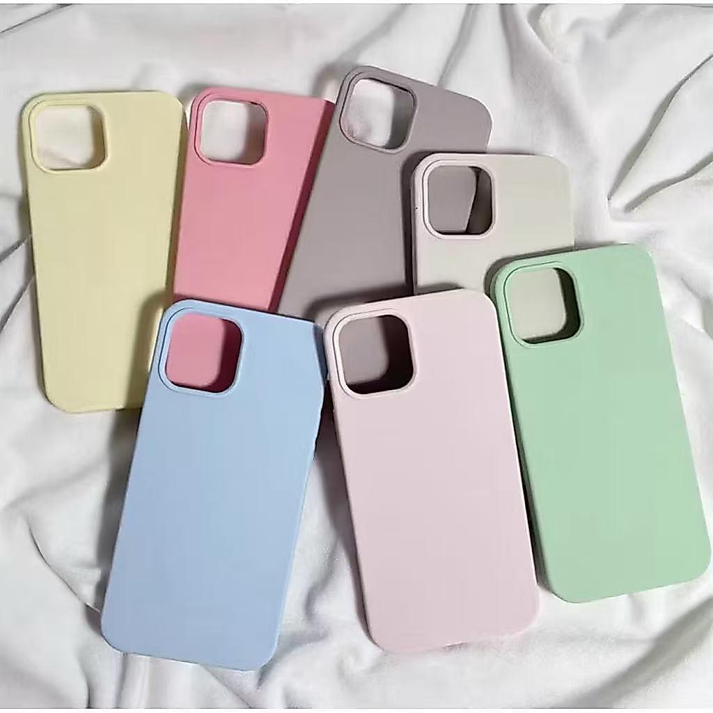 เคสกำมะหยี่ มีโลโก้ สำหรับ IPhone 11 pro max 12 pro max 13 pro max 14 pro max 14plus เคสกันกระแทก สีพื้นกำมะหยี่