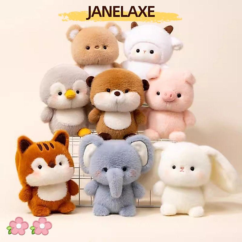 JANELAXE932JN หมอนหมีช้างน่ารัก 16 ซม. นุ่มพิเศษ ของเล่นตุ๊กตาสัตว์ ของขวัญ