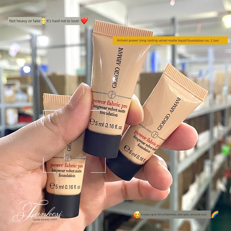 foundation รองพื้น Armani Power Master Liquid Foundation 5ml คอนซีลเลอร์ติดทนนานไม่มีแต่งหน้า Moistu
