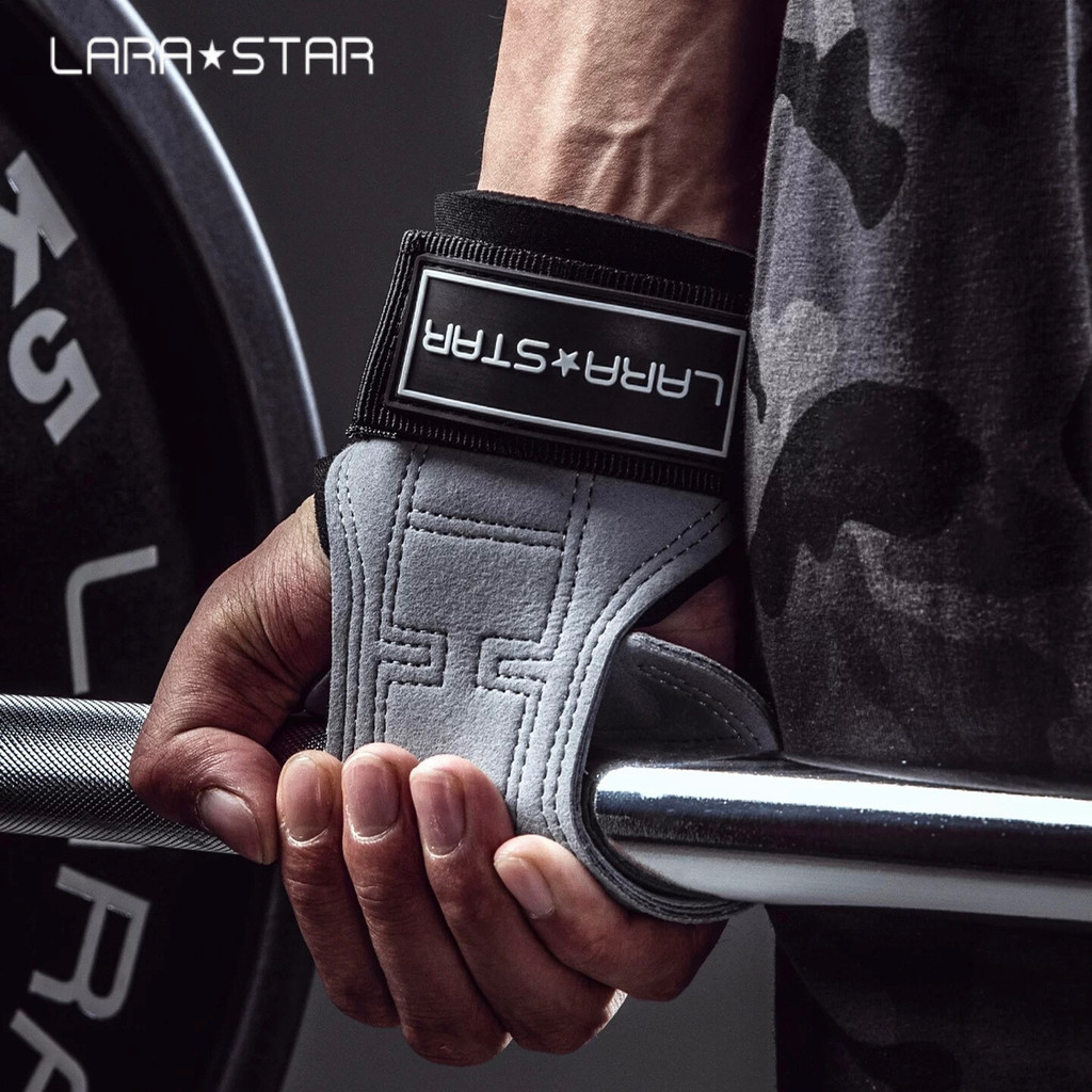 Laura Star Power Belt Deadlift Fitness Gloves Grip Belt Pull-Up การออกกําลังกายกลับผู้ชายผู้หญิงปาล์