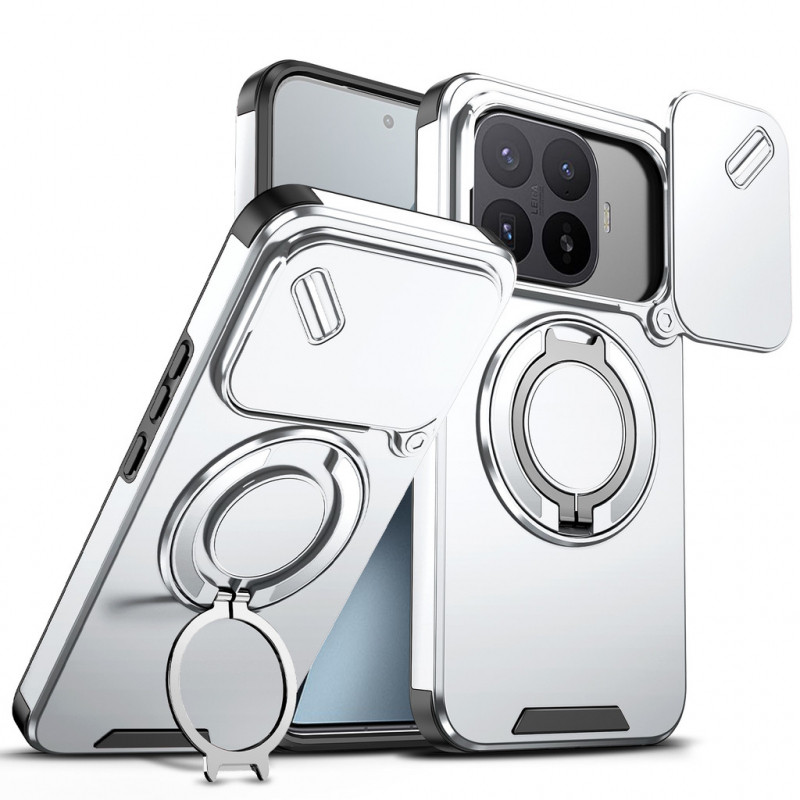 แหวนแม่เหล็กผู้ถือ Kickstand Armor สําหรับ Xiaomi 17T Pro 17T 15T Pro 14T Pro 17 Ultra Poco X8 Pro M