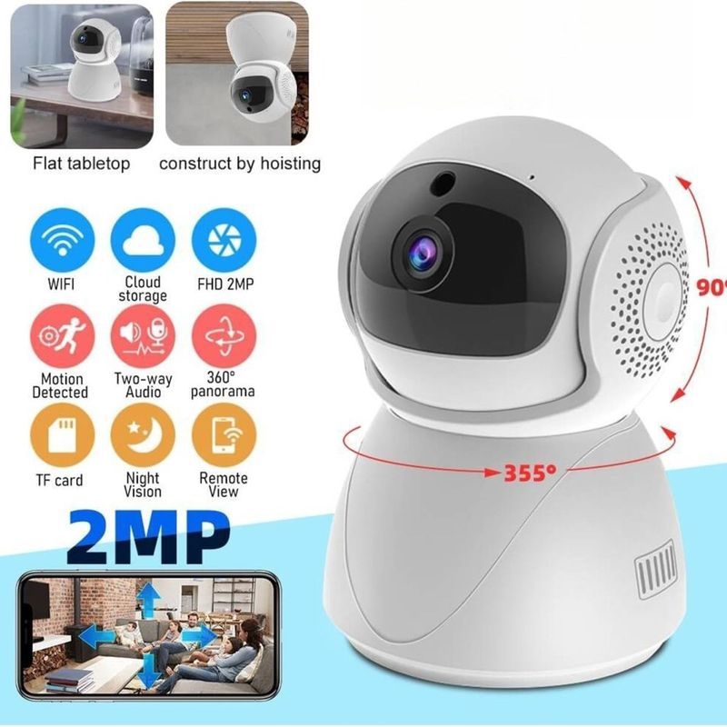 【款】监控摄像头1080P高清家用监控器wifi室外2606029 [Model] Surveillance Camera 1080P HD Home Monitor Wifi Outdoor 260