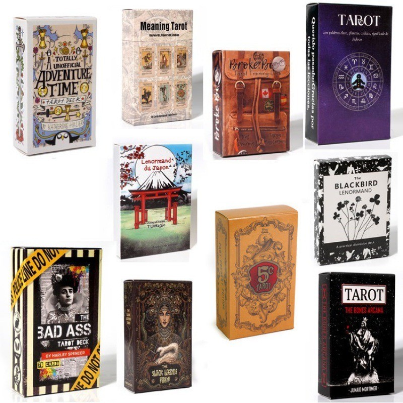 ไพ่ทาโรต์ที่มีความหมายบน Them เริ่มต้น Tarot Adventure Time Tarot Deck Keyword Antiqued Tarot Deck เ