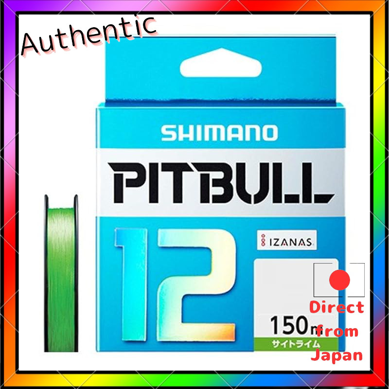 Shimano PE Line Pitbull 12-Strand 150m Fishing Line - Various Diameters