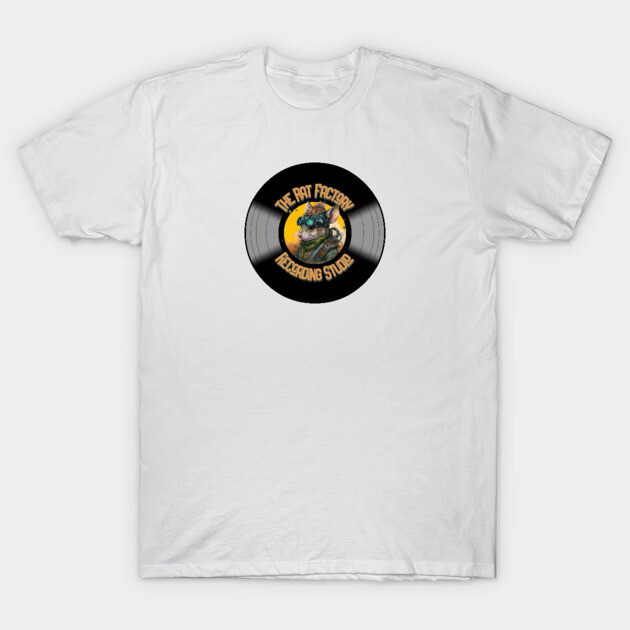 เสื้อยืด Vintage The Rat Factory Recording Studio T-Shirt แท้ Cotton 100% น่ารัก เสื้อกีฬา ไม่ย้วย