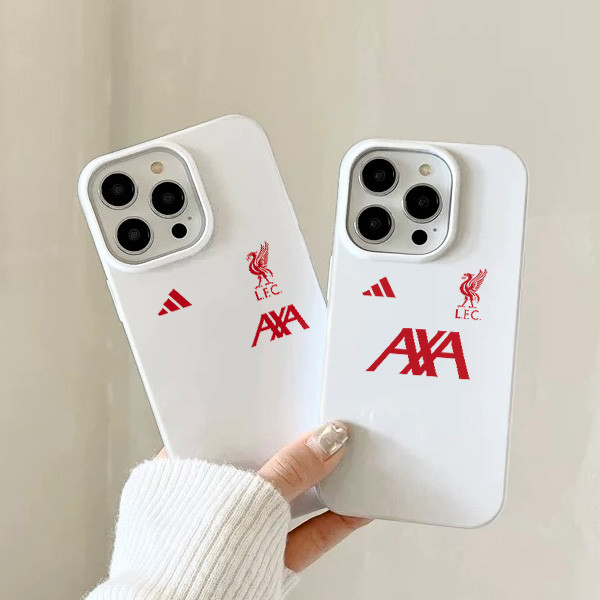 L.F.C. สําหรับiPhone 16 Pro Max 15 14 XR 13 12 11 Pro Max 8 7 6 6S Plus X Xs Max Se 2020 13 12 11 Glossy TPU Soft Case ShockProofกล้องป้องกัน