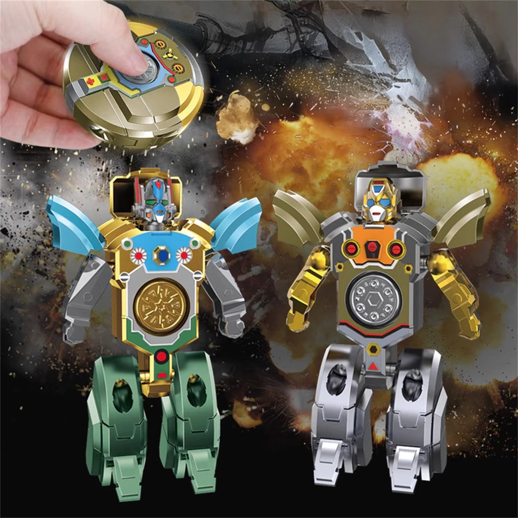 Shape-forming Robot Fidget Toy Transforming Robot Fidget Spinner สําหรับผู้ใหญ่วัยรุ่นเด็กความเครียดบรรเทา thumbnail 7