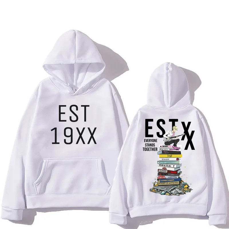 2025 Hot Hip Hop Sudaderas Hoodie Mgk Back Printing Gothic Comfortable Sweatshirt for Women/men Kore