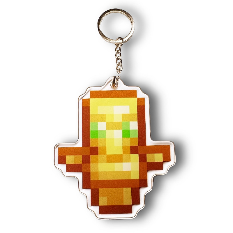 Immortal Totem Minecraft พวงกุญแจ mc พวงกุญแจ Immortal Totem Minecraft Merchandise พวงกุญแจ Tablesom