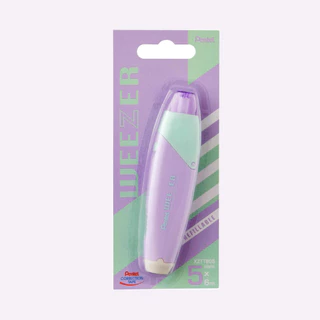 เทปลบคำผิด Pentel Weezer แบบกด รุ่นใหม่ ขนาด 5 มม.X 6 เมตร ( ราคา / 1 ชิ้น)