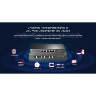 TP-Link SG105-M2 / SG108-M2 2.5G Desktop Switch รับประกันศูนย์ไทย