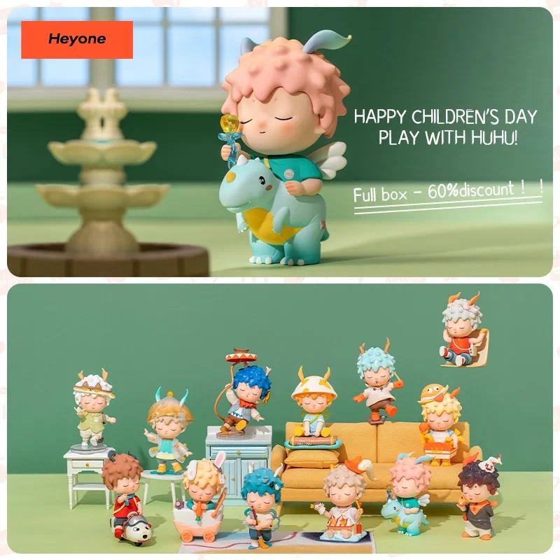 MORETHAN Arts&Toys Heyone  Huhu WEEKEND FANTASY TRAVEL NOTES Mystery Box Blind Box Action Cute Figur