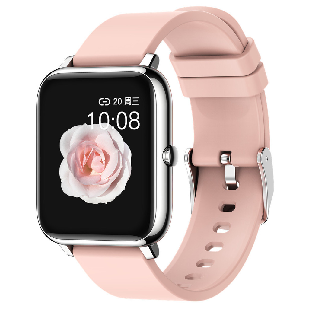 新款P22多运动智能手环大屏全触防水血压心率多表带更换运动手环