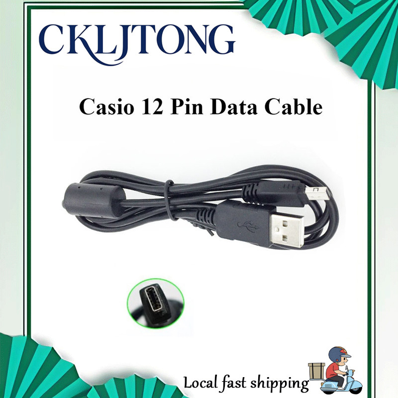 เหมาะสําหรับ Casio TR150 EX-ZR100 ZR200 ZR300 ZR310 สายชาร์จข้อมูล