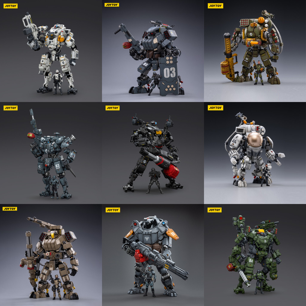JOYTOY Ironbone Warsayer-86 "Nox Ironcadaver" Heavy Assault Mech 1/18 Tactical Armor Figure