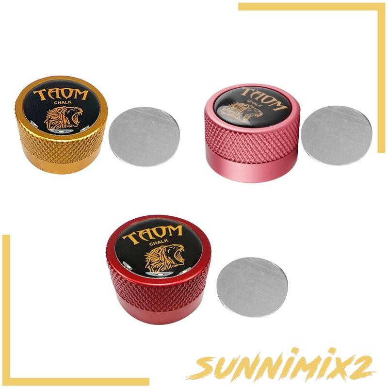 [Sunnimix2] Pool Cue Chalk Holder Protection Snooker Chalk Box Protector Storage Box