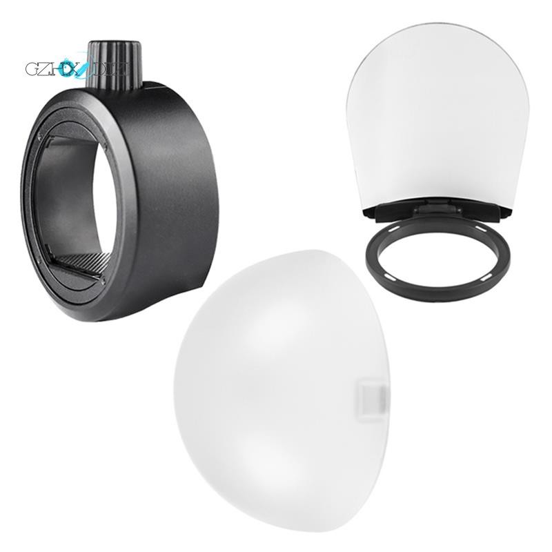 GzhxdiiziCompatible Flash Adapter Kit Dome Diffuser Bounce Card สําหรับ AD200 สําหรับกล้องอุปกรณ์เสร