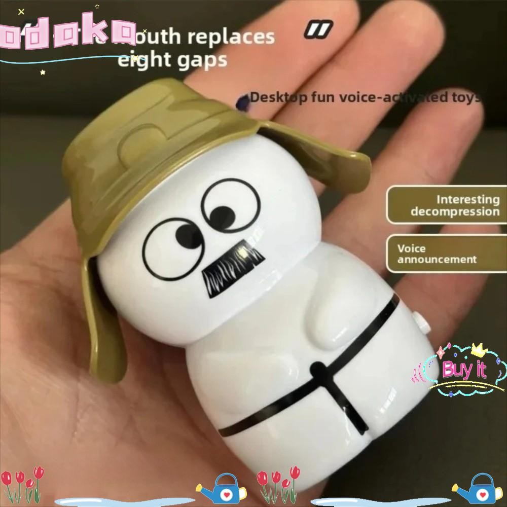 ODAKA Baga Voice Toy, Voice Widget พวงกุญแจควบคุมเสียง 8 ซม., เด็กแสดงเสียง Widget ตลก