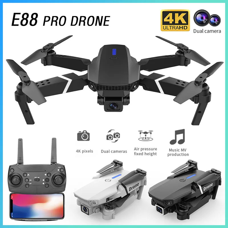 DJI E88Pro Drone 4K HD dual camera remote control WiFi Obstacle avoidance portable aircraft