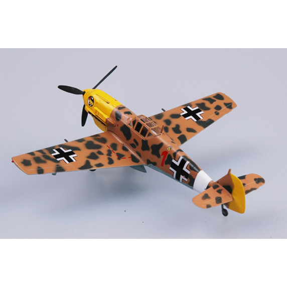 [จัดส่งฟรีกว่า] 1/72 รุ่นสําเร็จรูป German Bf109E/TROP Fighter-EASY MODEL 37278