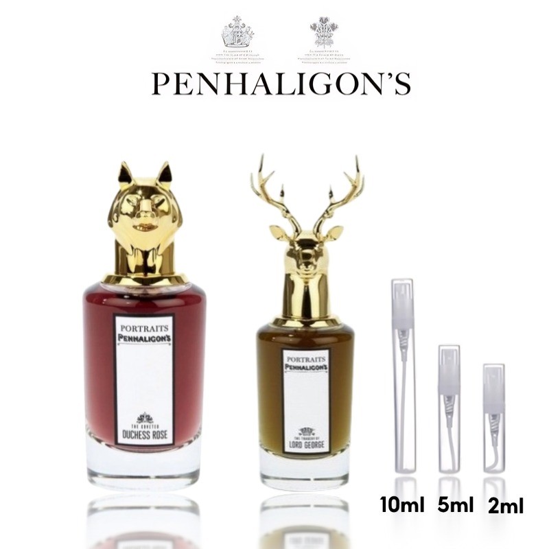 【สินค้าพร้อมส่ง】ของแท้  Penhaligon's The Coveted Duchess Rose&The Tragedy of Lord George 2ml/5m/10ml