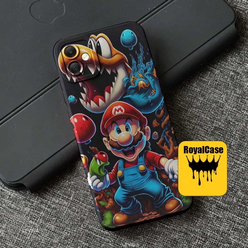 (RoyalCase) เคส Samsung A03 A04 A04e A05 Case Motif Image Sup3r M4rio