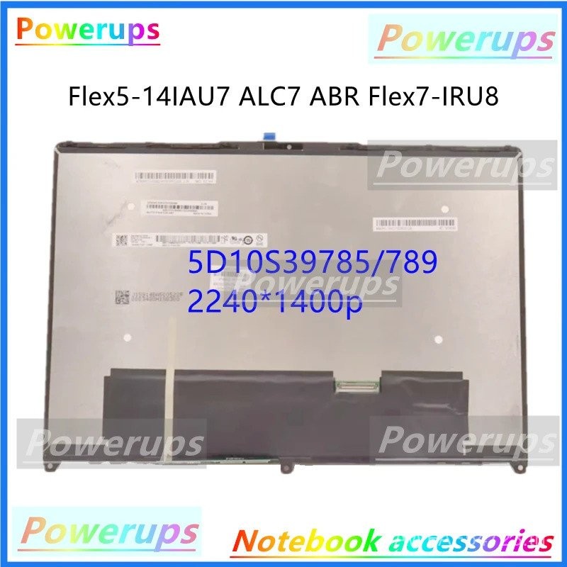 ใหม่ A + แล็ปท็อป LCD/LED หน้าจอสัมผัสสําหรับ Lenovo Ideapad Flex5 7 14IAU7/ALC7 ABR 14IRU8 82VC 82Y